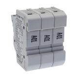 3P 10X38MFH30A 600V Midget - indicator Podstawa wkładki cylindrycznej 10x38 3P 32A 690VAC wskaźnik C