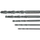 Wiertła do metalu HSS, 4.0-10.0 mm, zestaw 5 szt.