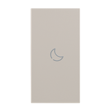 LIVING NOW 'MY HOME' - KLAWISZ Z SYMBOLEM  NOC  - 2 MODUŁY - PIASKOWY BEŻ, Bticino