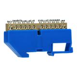 Listwa zaciskowa N na szynę TH35 12 przewodów niebieska OR-LZ-8204/12/BL ORNO