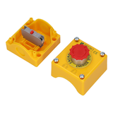 KASETA KOMPLETNA 1-OTWOROWA Z PRZYCISKIEM B I 2 PRZEPUSTAMI M20