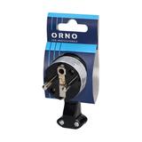 Wtyczka Uni-Schuko z uchem, czarna OR-AE-13253/B ORNO