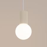 Lampa wisząca HALO 1 beżowa