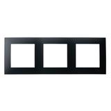 SZAFIR Ramka potrójna - kolor czarny metalik