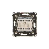 Simon 55 Przycisk zwierny podwójny zwierny bez piktogramu – osobne podświetlenie dla każdego klawisz