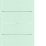 BERKER B.IQ Przycisk poczwórny standard szkło białe 75164090 HAGER