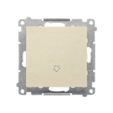 Simon 55 Przycisk zwierny /dzwonek/ szybkozłączka Szampański mat