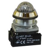 Lampka NEF30 stroboskopowa 24V-230V biała