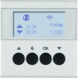 BERKER B.Kwadrat/B.7 KNX RF quicklink Łącznik żaluzjowy czasowy do sterownika żaluzjowego i mechanizmu zasilającego Berker.Net aluminium 85745183 HAGER