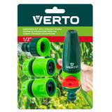 Zestaw ze zraszaczem prostym, złączkami, przyłączem do kranu 1/2"