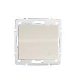 LOGI Gniazdo z uziemieniem IP44 Schuko śrubowe kremowe 16A 250V 021230103 25146 KANLUX