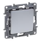 NILOE SELECTION - PRZYCISK POJEDYNCZY 6 A ALUMINIUM, Legrand