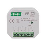 Przekaźnik elektromagnetyczny 2Z 16A montaż podtynkowy U=100-265V AC,styk:2Z 16A (160A/20ms) PP-2Z-LED-230V F&F