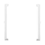 ARIA Ramka ozdobna do gniazd podwójnych monoblokowych - kolor biały