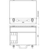 Kufer z blachy stalowej, pusty do uziemiacza TI