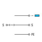 złączka do elementów wykonawczych rozłączalna z PE 2,5 mm2