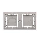 puszki instal. Puszka natynkowa płytka (31mm) podwójna stal inox MPN2/21 KONTAKT
