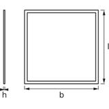 5x Panel LED Podtynkowy 60x60cm 40W 6500K 3400lm ECO 4058075233324 LEDVANCE