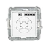 MINI Elektroniczny sterownik rolety (sterowanie lokalne i pilotem) biały MSR-2 KARLIK