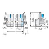 2-przewodowe gniazdo