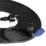 Przedłużacz warsztatowy bryzgoszczelny IP44 1x2P+Z 10m kabel gumowy olejoodporny H07RN-F 3x1,5mm2 OR