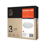 ZONDA LED 12W plafon z czujnikiem ruchu 800lm IP20 4000K poliwęglan mleczny biały AD-PL-349WLPMR4 OR