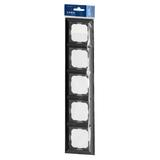 Ramka pieciokrotna Pearl, Ra-5P, czarny OR-OE-7720/5/B ORNO