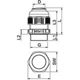 V-TEC VM25VS LGR, Dławik kablowy