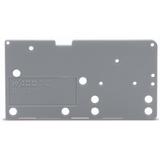 ścianka końcowa niebieska