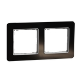 Sedna Design & Elements Ramka podwójna szkło czarne efekt szkła SDD361802 Schneider