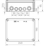 T 250 KL, Puszka odgałęźna z zaciskiem T250