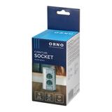Gniazdo meblowe 2x2P+Z, szaro-srebrne OR-GM-9005/G ORNO
