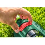 Zraszacz oscylacyjny, powierzchnia zraszania do 378 m2, 16 dyszy zraszających, igła do udrażniania d