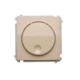 Simon Basic Ściemniacz naciskowo-obrotowy 20–500 W 230V beż BMS9T.01/12 KONTAKT