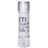 Wkładka topikowa cylindryczna PV gR 700V CH10x38 gR 12A 700V AC DC 002625022 ETI