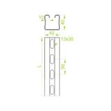 CTMT40H40/3 Ceownik montażowy 3,0 mm