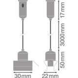 Zestaw do podwieszania szyny montażowej TRUSYS SUSPENSION KIT 3000