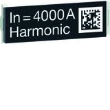 ACB HW4 Wtyczka z oznaczeniem znamionowym wyłącznika 4000A Harmonic HWW693HSA HAGER