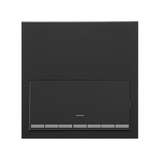 Simon 100 Panel 1-krotny: iO 1 klawisz ściemniacz czarny mat