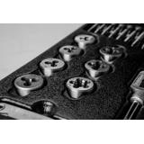 Narzynki i gwintowniki, zestaw 31 szt., wkładka