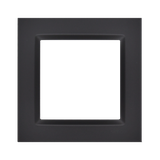 Simon 10 Ramka 1-krotna pojedyncza czarny mat