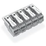 złączka zasilająca 5-biegunowa ze stopkami bez styku PE