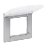 Niloe Step Ramka Pojedyncza IP44- Kolor Aluminium 863396 LEGRAND