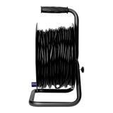 Przedłużacz bębnowy, 4 gniazda 2P+Z Schuko, kabel PVC H05VV-F 3x1,5mm2, długość - 50m, STAŁE GNIAZDA