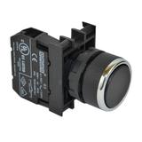 Przycisk kryty 1NO czarny