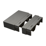 Osłona szyn zbiorczych, 3-biegunowa, dla szyn o szerokości 20 i 30 mm i grubości 5 lub 10 mm SAD60/3 G8432006 ETI
