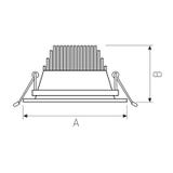 CEL MONA 4 930 40W 230V 24st White CEL43PRO4093024W