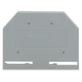 ścianka końcowa szara