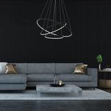 Milagro lampa wisząca LED Orion Black 99W 6930lm 3000K ML509