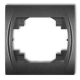 LOGO Ramka pozioma pojedyncza grafitowa